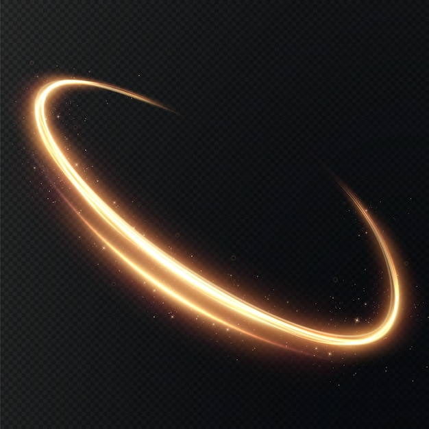 Premium Vector | Light golden twirl curve light effect of golden line ...