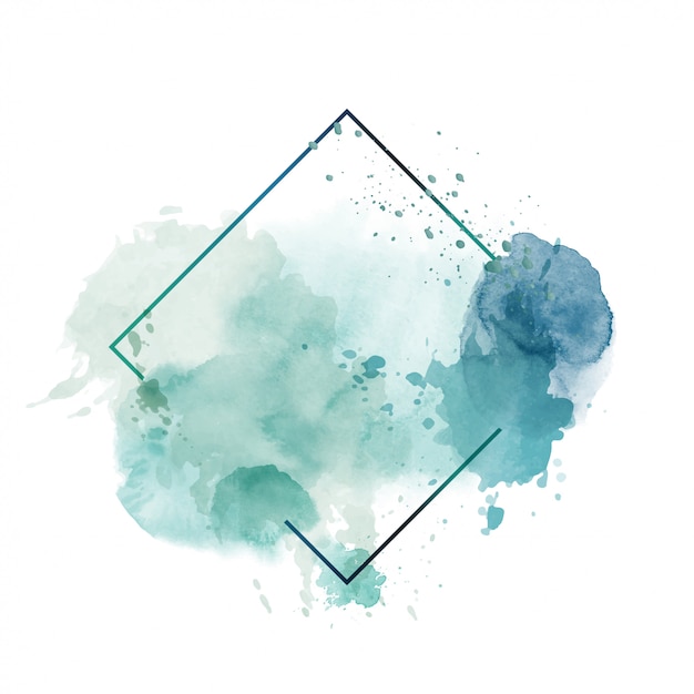 Download Premium Vector | Light green abstract watercolor ...