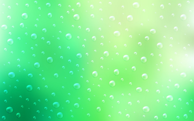 Premium Vector | Light green vector background with bubbles