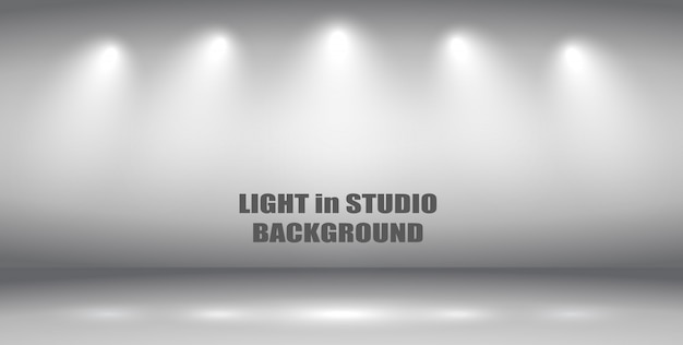Light in studio background. Vector | Premium Download