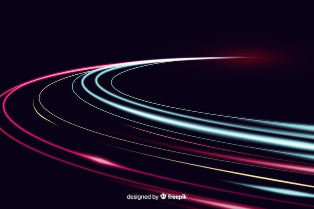 Light trail background Vector | Free Download