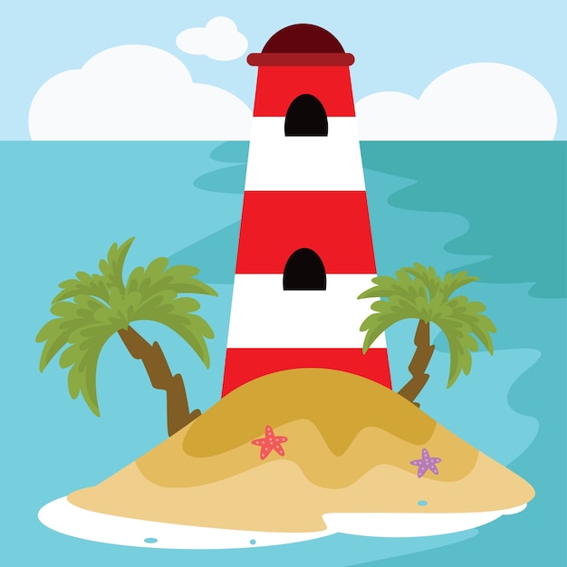 news cartoon net: Cartoon Lighthouse Images