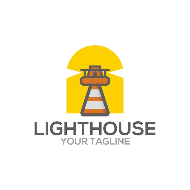 Premium Vector | Lighthouse logo