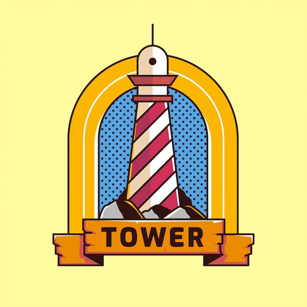 Download Free Lighthouse Vintage Logo Outline Old Premium Vector Use our free logo maker to create a logo and build your brand. Put your logo on business cards, promotional products, or your website for brand visibility.