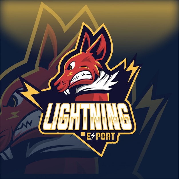 Download Free Lightning Rat Esport Mascot Logo Premium Vector Use our free logo maker to create a logo and build your brand. Put your logo on business cards, promotional products, or your website for brand visibility.