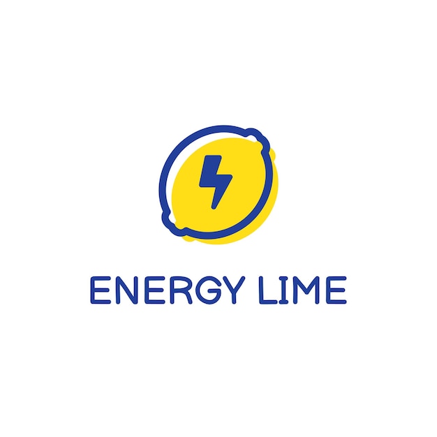 Premium Vector | Lime energy lemon line color simple fun modern icon ...