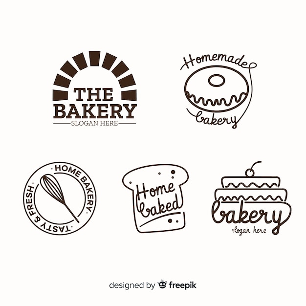 Download Free Line Art Bakery Logo Template Free Vector Use our free logo maker to create a logo and build your brand. Put your logo on business cards, promotional products, or your website for brand visibility.