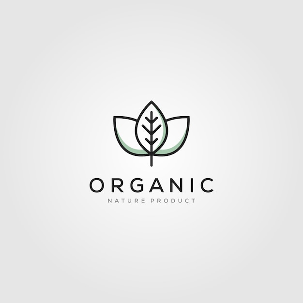 Download Free Line Art Leaf Organic Logo Minimalist Illustration Design Use our free logo maker to create a logo and build your brand. Put your logo on business cards, promotional products, or your website for brand visibility.