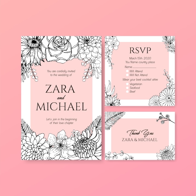Download Free Line Art Tropical Flower For Wedding Invitation Card Free Vector Use our free logo maker to create a logo and build your brand. Put your logo on business cards, promotional products, or your website for brand visibility.