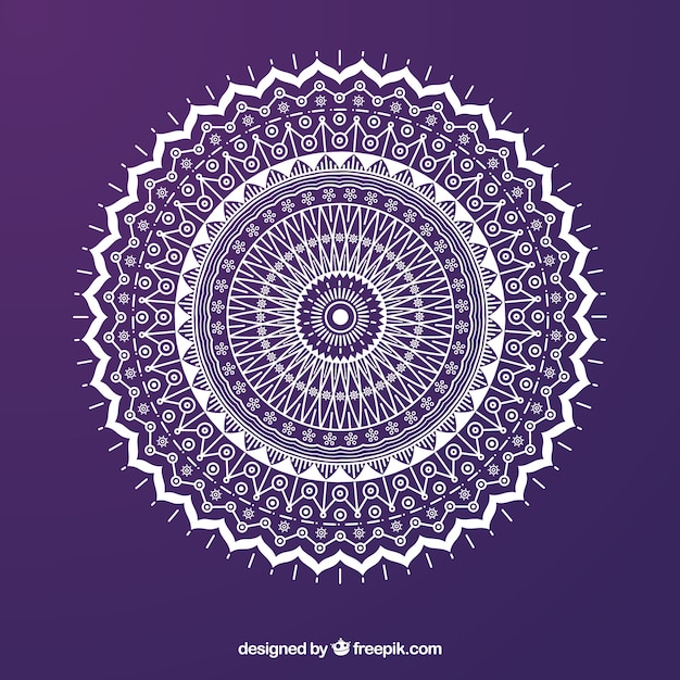 Download Free Vector | Lineal mandala design