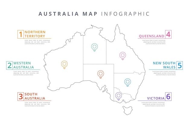 オーストラリア地図 画像 無料のベクター ストックフォト Psd
