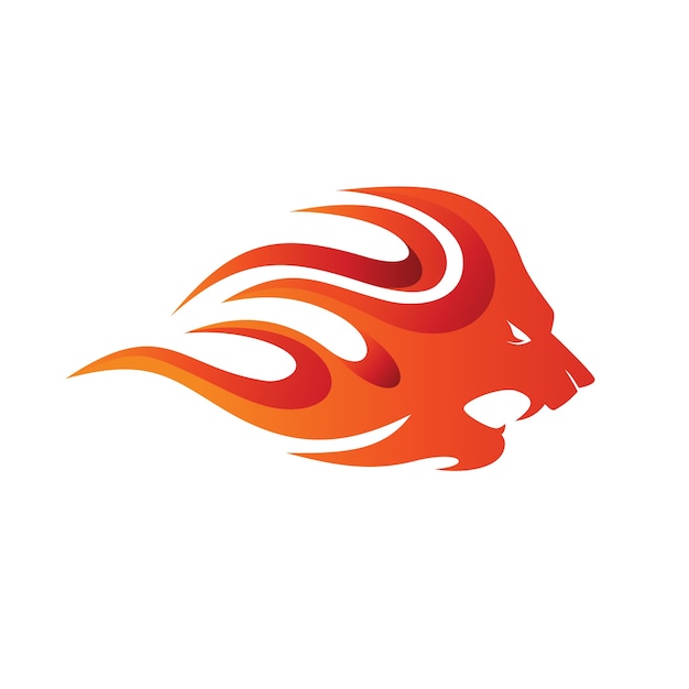 Download Free Lion Fire Logo Template Premium Vector Use our free logo maker to create a logo and build your brand. Put your logo on business cards, promotional products, or your website for brand visibility.