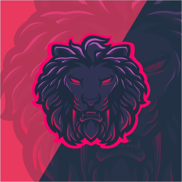 Premium Vector Lion Head Illustration 3021