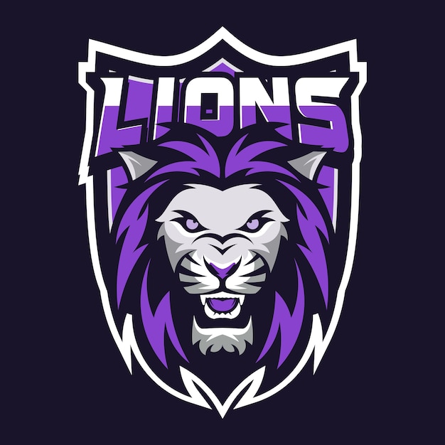 Lion head logo | Premium Vector