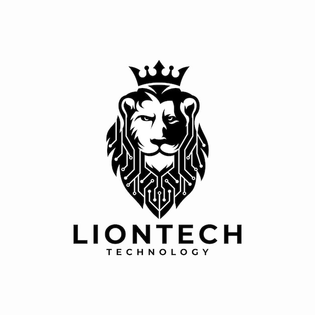 Download Free Lion Head Technology Logo Premium Vector Use our free logo maker to create a logo and build your brand. Put your logo on business cards, promotional products, or your website for brand visibility.