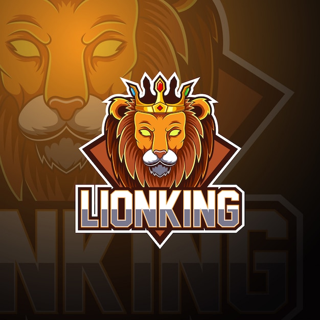 Download Vector Image Logo Lion King PSD - Free PSD Mockup Templates