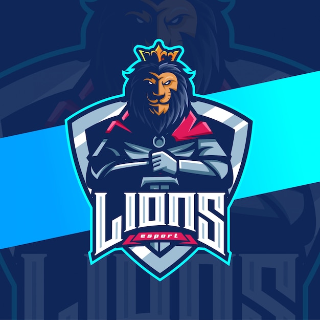 Download Free Lion King Knight Mascot Esport Logo Design Premium Vector Use our free logo maker to create a logo and build your brand. Put your logo on business cards, promotional products, or your website for brand visibility.