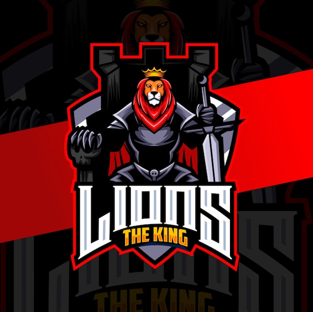 Download Free Lion King Knight Mascot Esport Logo Premium Vector Use our free logo maker to create a logo and build your brand. Put your logo on business cards, promotional products, or your website for brand visibility.
