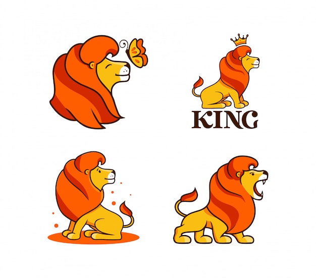 Download Free The Lion King Logos Set Collection Cartoon Characters Premium Use our free logo maker to create a logo and build your brand. Put your logo on business cards, promotional products, or your website for brand visibility.