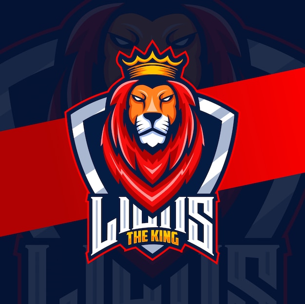 Download Free Lion The King Mascot Esport Logo Design Premium Vector Use our free logo maker to create a logo and build your brand. Put your logo on business cards, promotional products, or your website for brand visibility.