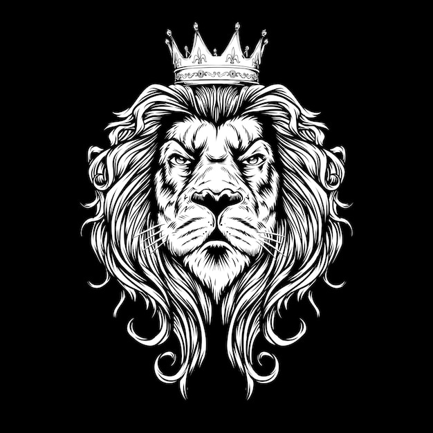 Premium Vector | Lion king