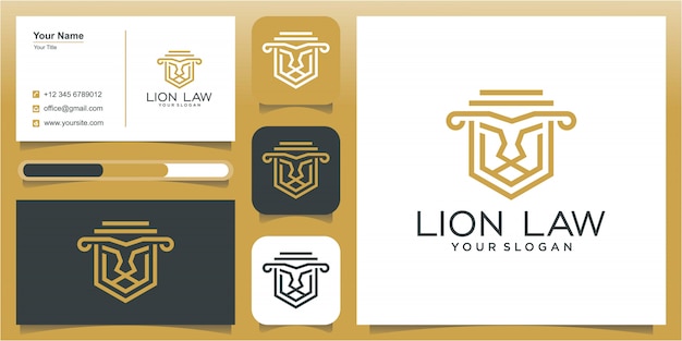 Download Free Lion Law Abstract With Pillar Logo Amazing Design For Your Company Use our free logo maker to create a logo and build your brand. Put your logo on business cards, promotional products, or your website for brand visibility.