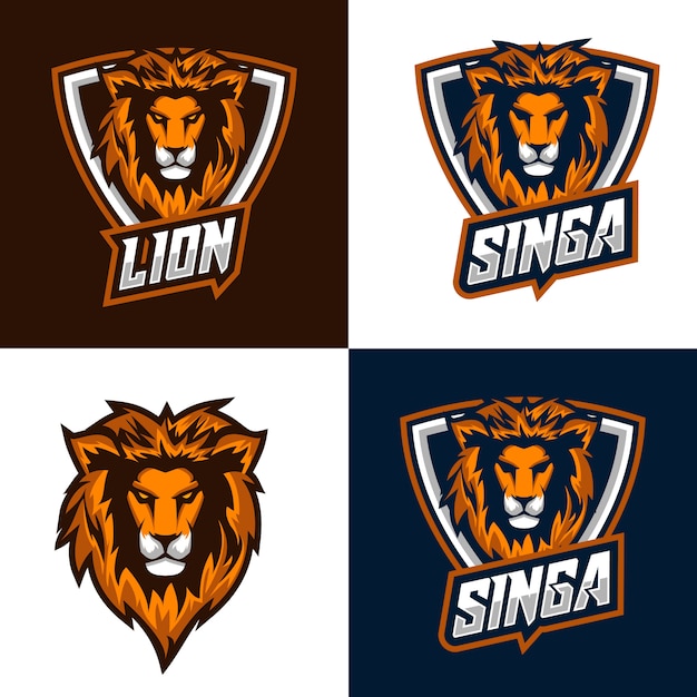 Download Free Lion Logo And Badges Premium Vector Use our free logo maker to create a logo and build your brand. Put your logo on business cards, promotional products, or your website for brand visibility.