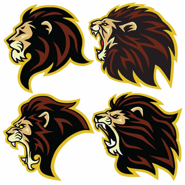 Download Free Lion Logo Mascot Collection Premium Set Vector Premium Vector Use our free logo maker to create a logo and build your brand. Put your logo on business cards, promotional products, or your website for brand visibility.