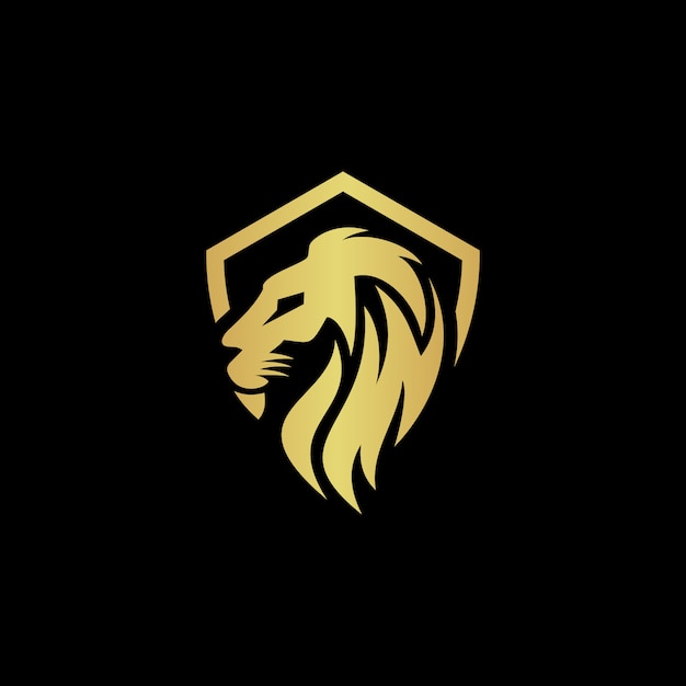 lion minimalist logo