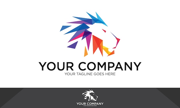 Premium Vector | Lion logo