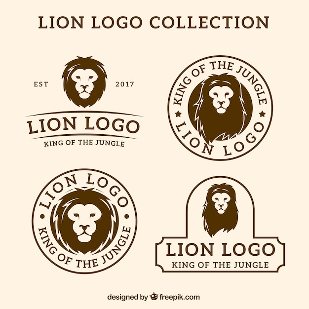 Download Free Download Free Lion Logos Retro Style Vector Freepik Use our free logo maker to create a logo and build your brand. Put your logo on business cards, promotional products, or your website for brand visibility.