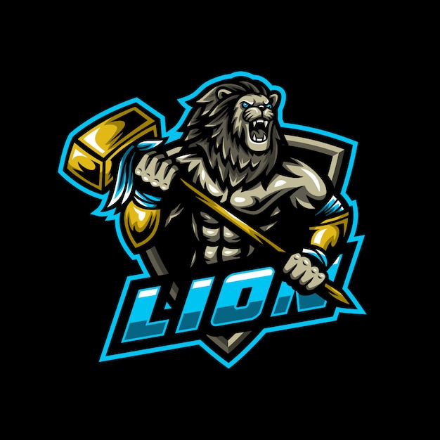 Download Free Lion Mascot Logo Esport Gaming Premium Vector Use our free logo maker to create a logo and build your brand. Put your logo on business cards, promotional products, or your website for brand visibility.