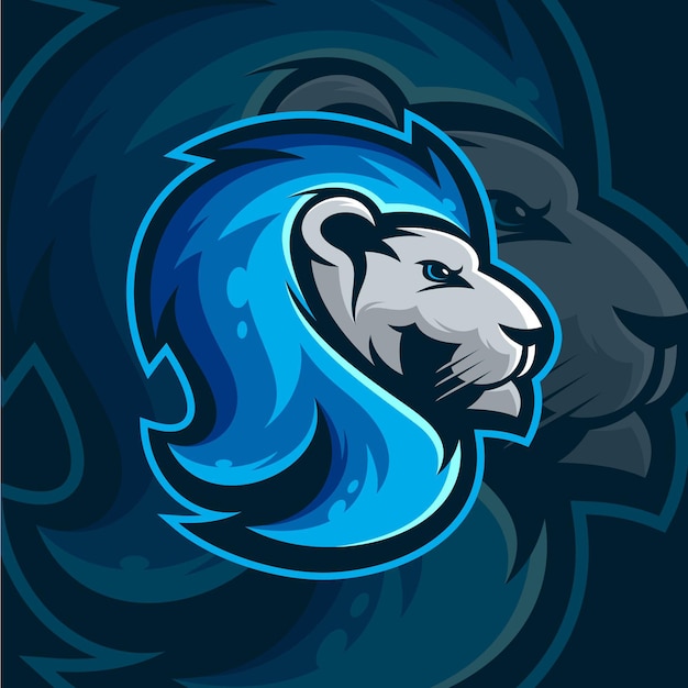 Premium Vector | Lion mascot