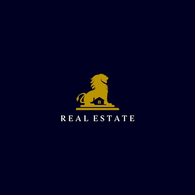 Download Free Lion Real Estate Logo Premium Vector Use our free logo maker to create a logo and build your brand. Put your logo on business cards, promotional products, or your website for brand visibility.