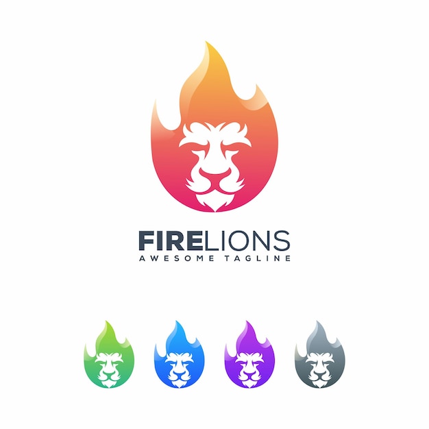 Download Free Lions Fire Illustration Vector Template Premium Vector Use our free logo maker to create a logo and build your brand. Put your logo on business cards, promotional products, or your website for brand visibility.