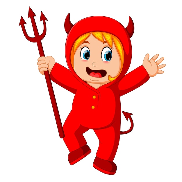 Download Free Little Kids In Halloween Red Devil Costume Premium Vector Use our free logo maker to create a logo and build your brand. Put your logo on business cards, promotional products, or your website for brand visibility.