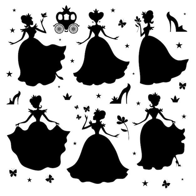 Free Free 307 Princess Silhouette Svg SVG PNG EPS DXF File