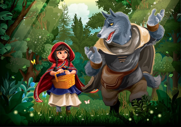 little red riding hood big bad wolf