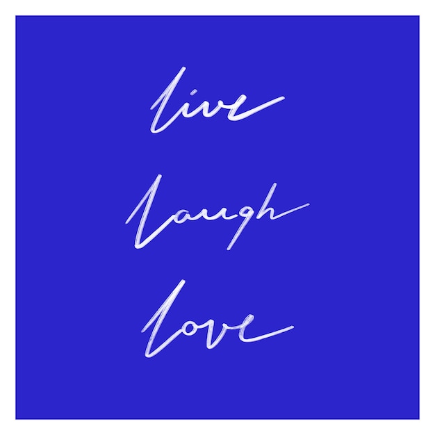 Download Live, laugh, love, text handwriting | Premium Vector