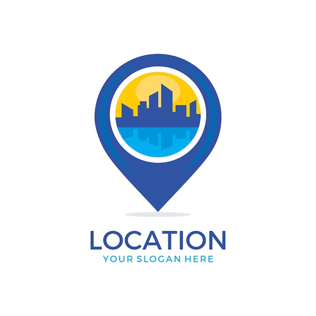 Premium Vector | Location logo