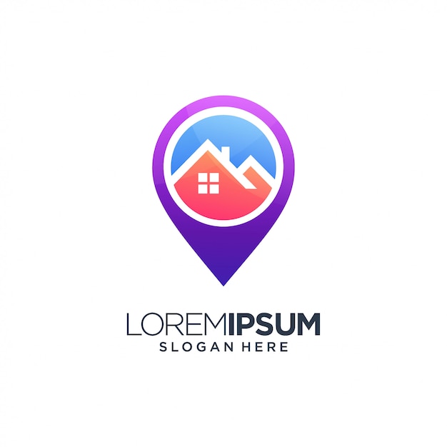 Download Free Location Real Estate Home Building Logo Premium Vector Use our free logo maker to create a logo and build your brand. Put your logo on business cards, promotional products, or your website for brand visibility.