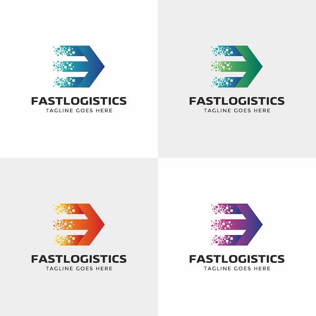 Download Free Logistic Logo Design Delivery Fast Arrow Logo Premium Vector Use our free logo maker to create a logo and build your brand. Put your logo on business cards, promotional products, or your website for brand visibility.