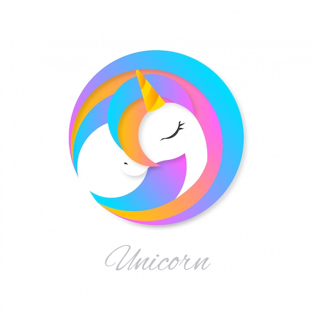 Download Free Logo Of A Beautiful Colorful Unicorn Premium Vector Use our free logo maker to create a logo and build your brand. Put your logo on business cards, promotional products, or your website for brand visibility.