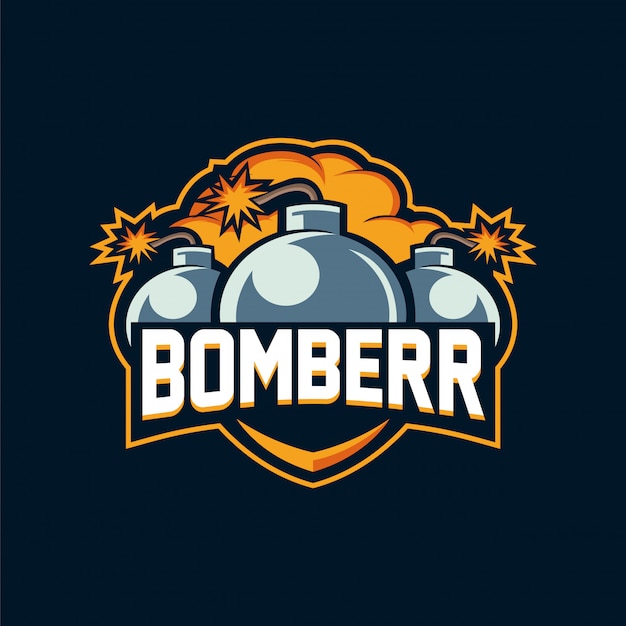 Download Free Logo Bomberr Esport Premium Vector Use our free logo maker to create a logo and build your brand. Put your logo on business cards, promotional products, or your website for brand visibility.