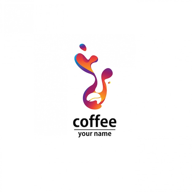 Download Free Logo Cafe Wave Abstract Colorful Premium Vector Use our free logo maker to create a logo and build your brand. Put your logo on business cards, promotional products, or your website for brand visibility.