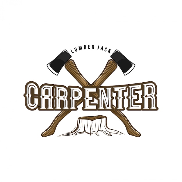 Premium Vector Logo For Carpenters And Furniture Products