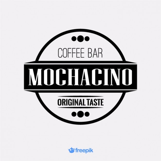 Download Logo coffee bar mochacino | Free Vector