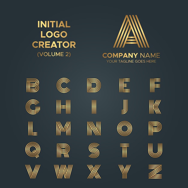 Download Free Logo Creator From A To Z Letters Line Art Stripe Luxury Logo Use our free logo maker to create a logo and build your brand. Put your logo on business cards, promotional products, or your website for brand visibility.
