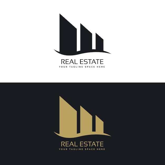 Download Free Logo Design Concept For Real Estate Business Free Vector Use our free logo maker to create a logo and build your brand. Put your logo on business cards, promotional products, or your website for brand visibility.