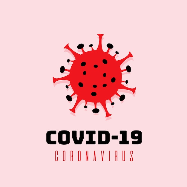 Logo design for coronavirus | Free Vector